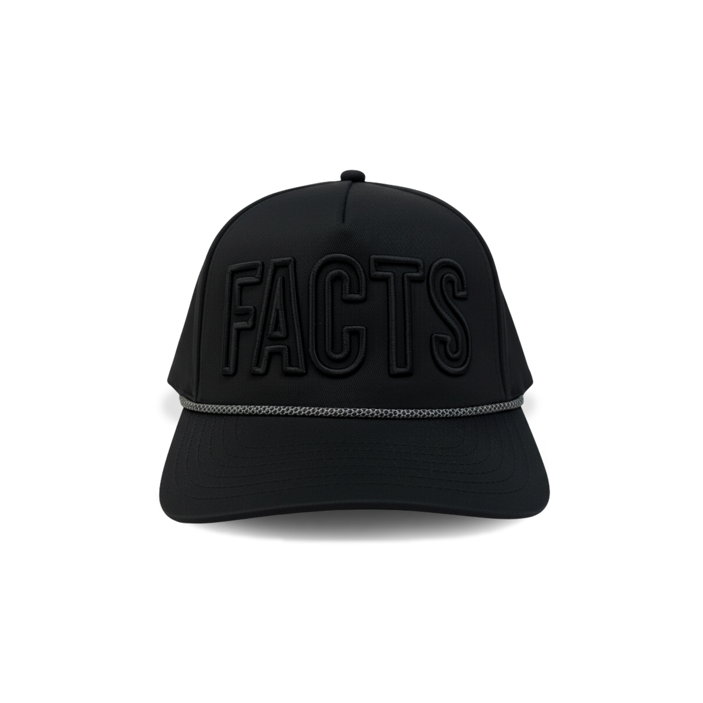Facts Black Rope Hat
