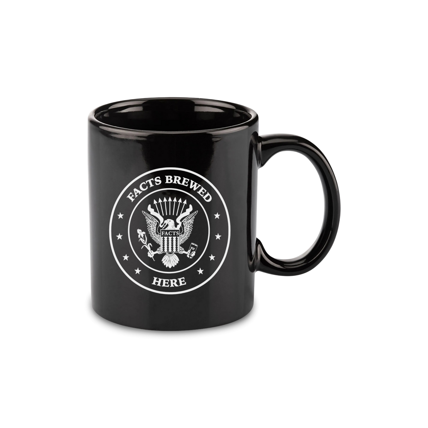 Facts Brewed Here Coffee Mug