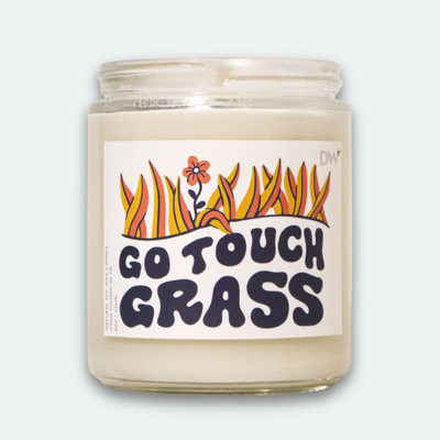 Go Touch Grass Candle