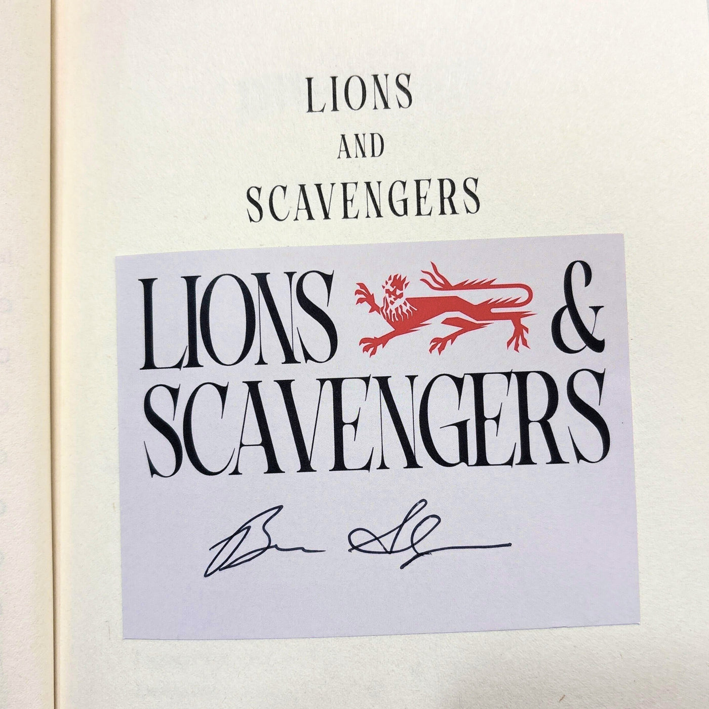 Lions and Scavengers: The True Story of America (and Her Critics)
