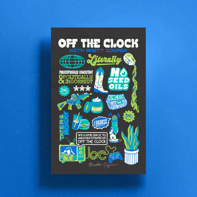 Off The Clock Poster – Signed