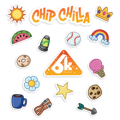 Chip Chilla Sticker Sheet