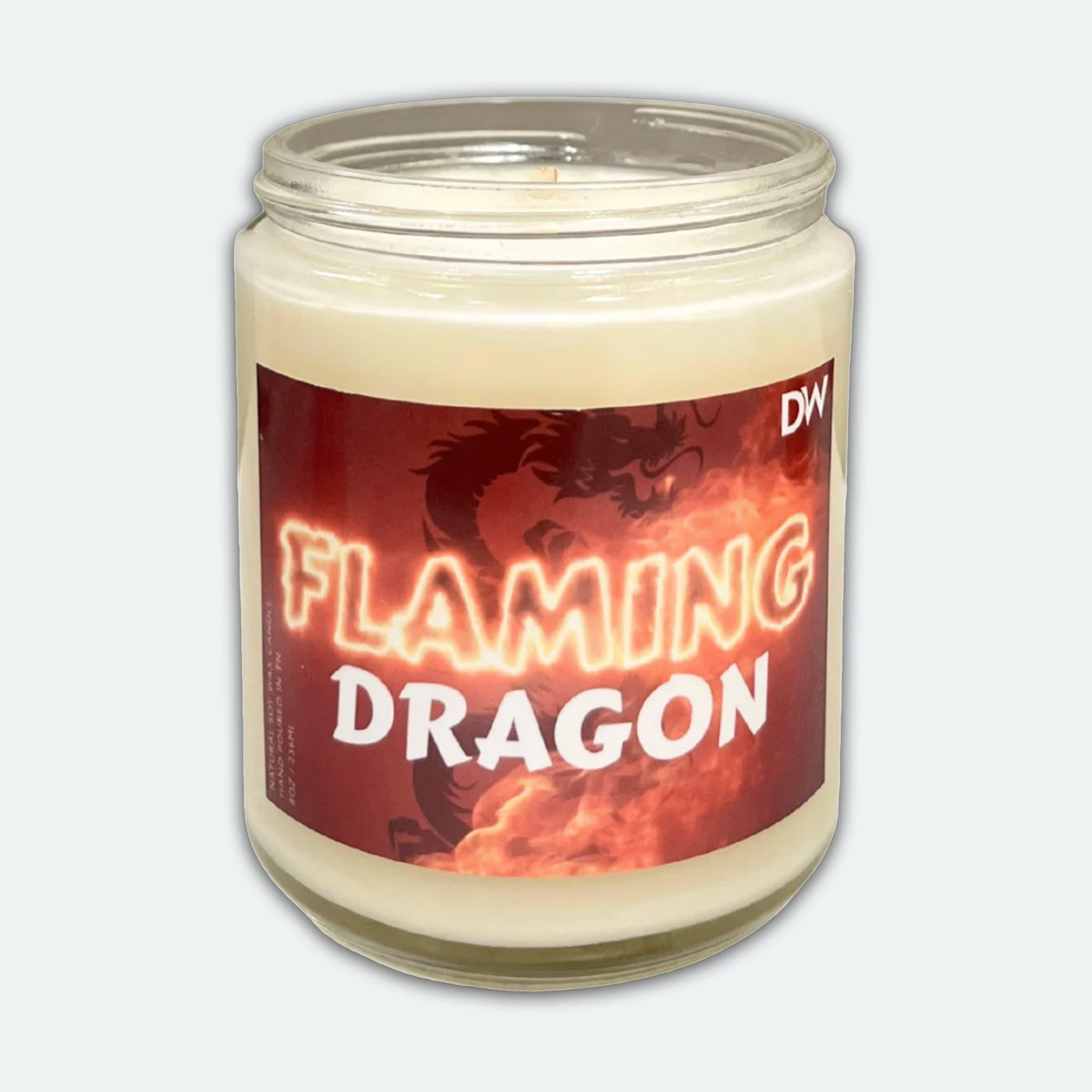 Flaming Dragon Candle