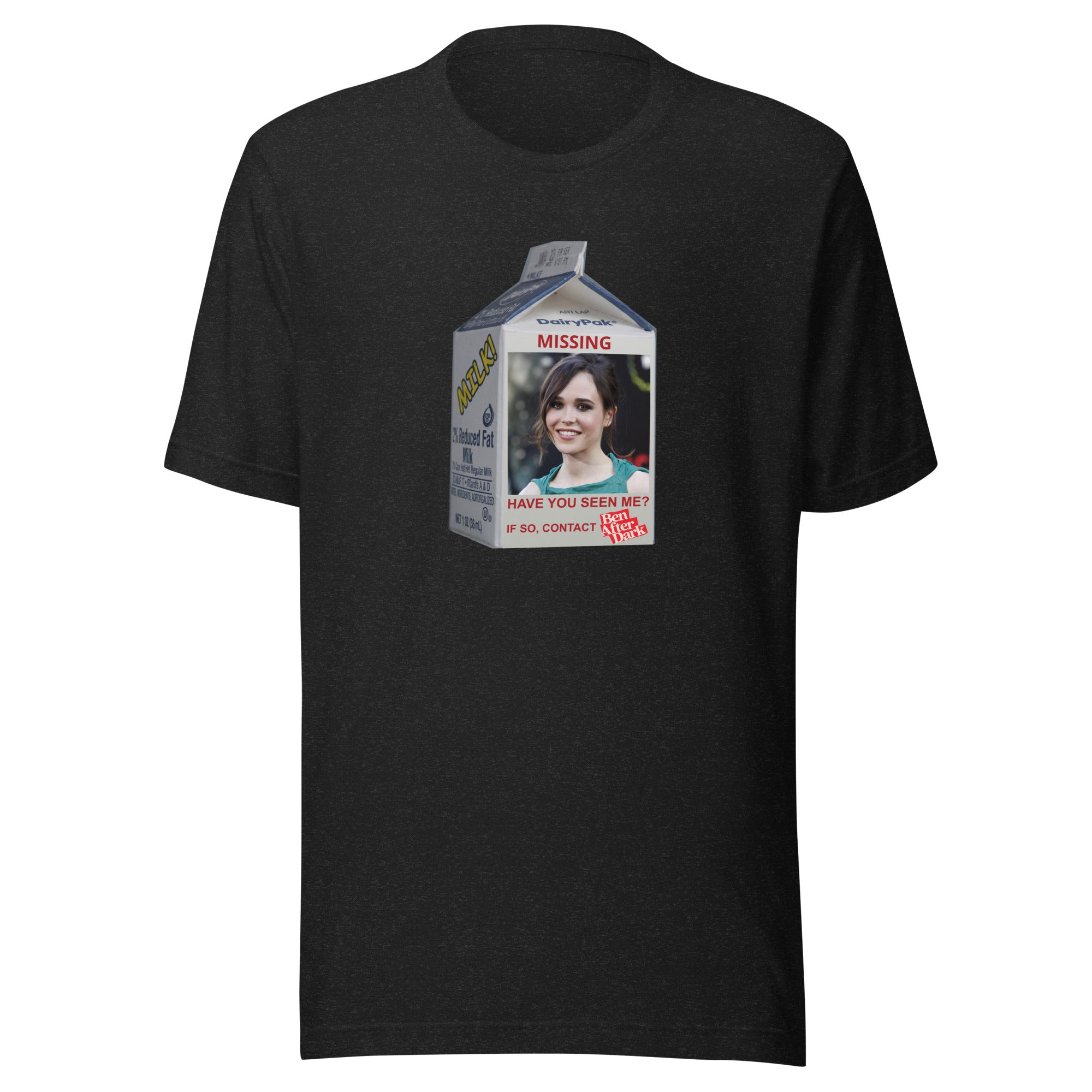 Missing Actress Milk Carton T-shirt – Daily Wire Shop