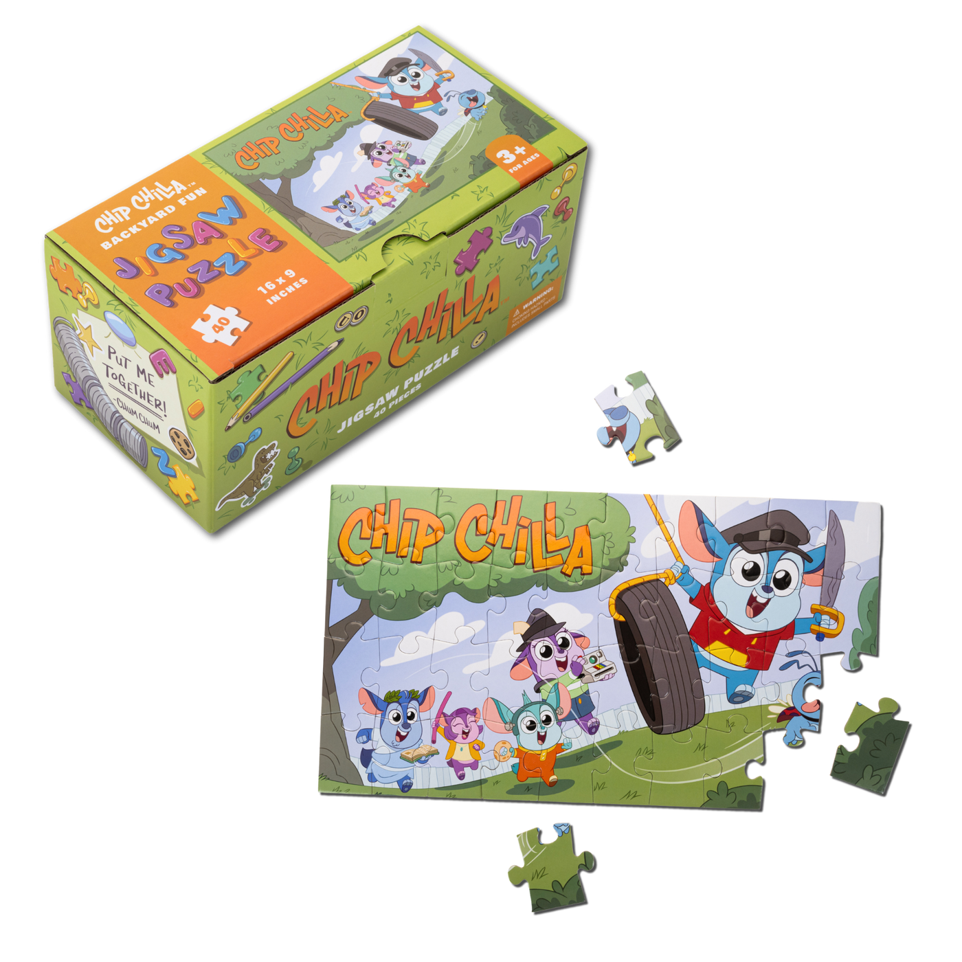 Chip Chilla™ Backyard Fun Jigsaw Puzzle